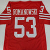 Bill Romanowski Signed San Francisco 49ers Custom Jersey (Beckett Certified)