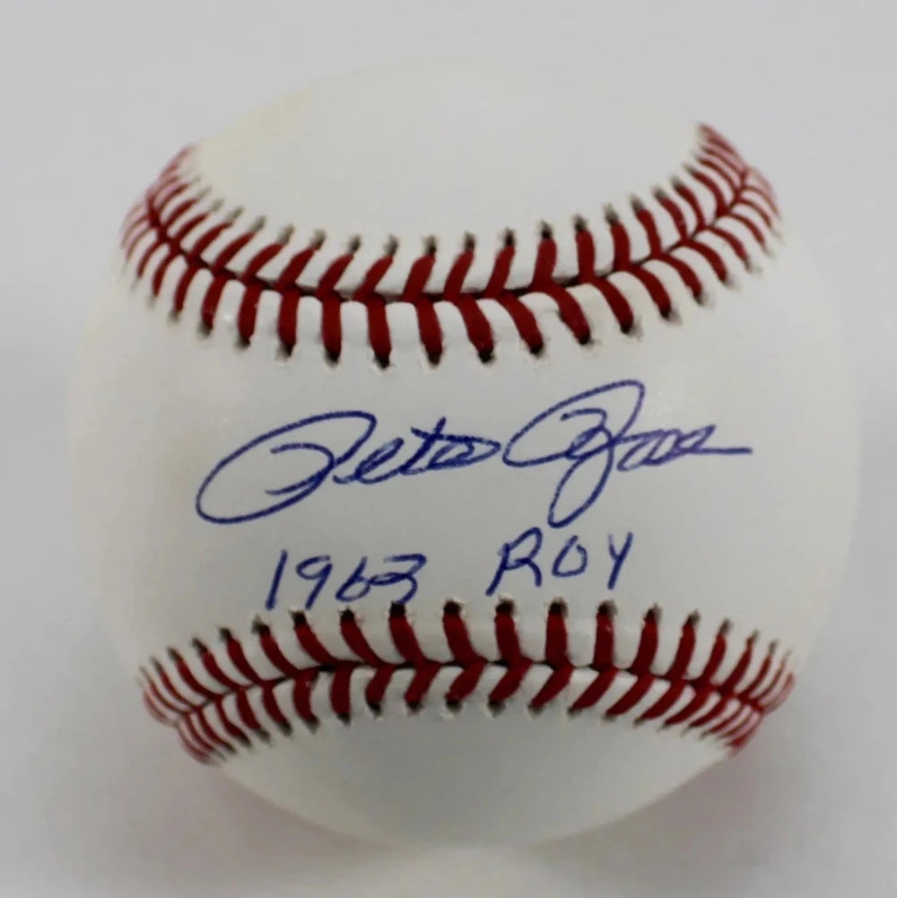 Pete Rose “1963 ROY” Signed OML Baseball (JSA COA)