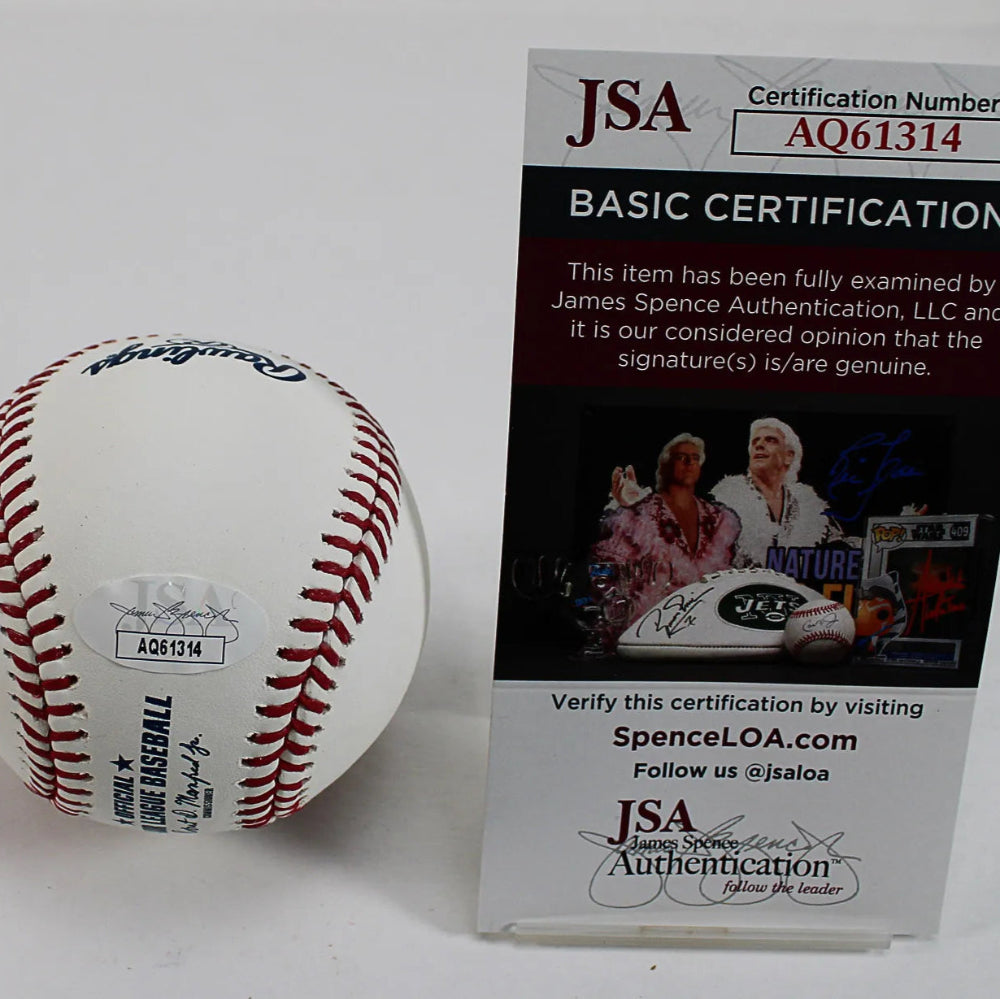 Pete Rose Signed Hall of Fame OML Baseball (JSA COA)