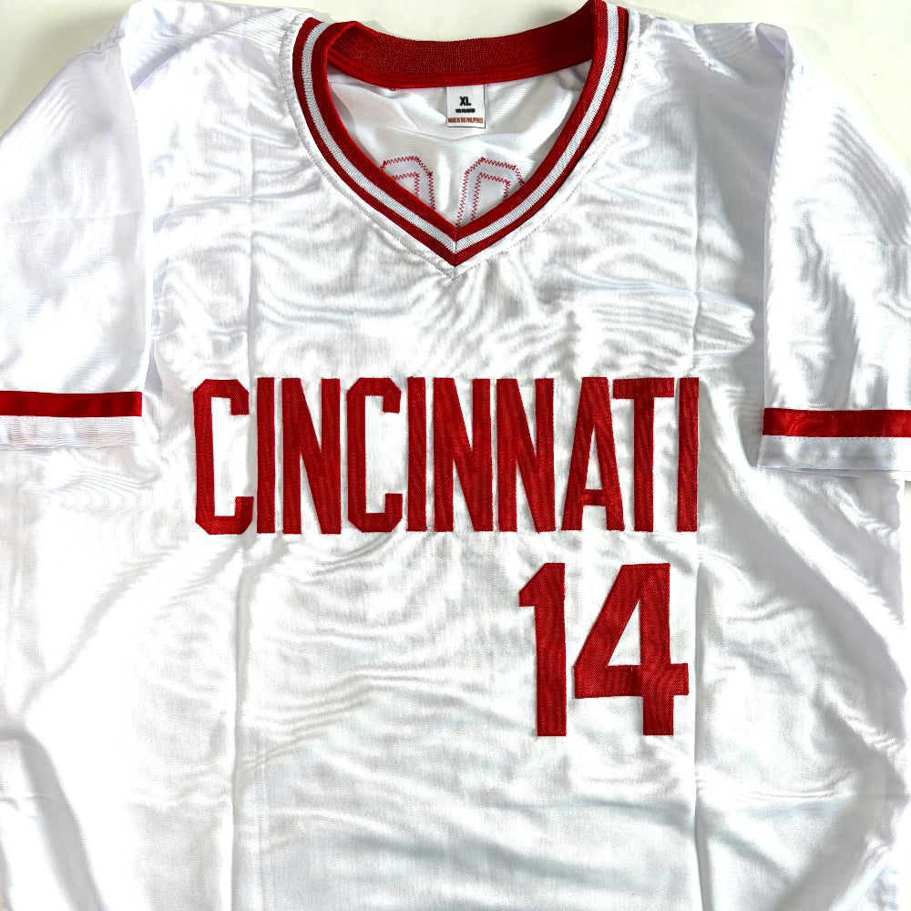Pete Rose Signed "Cincinnati" Jersey (JSA)
