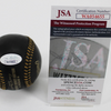 Ryan Howard Signed Black OML Baseball (JSA Witness COA)