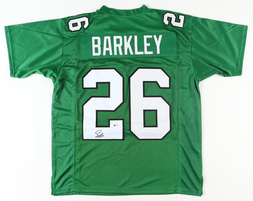 Saquon Barkley Signed Eagles Jersey (Beckett)(2)