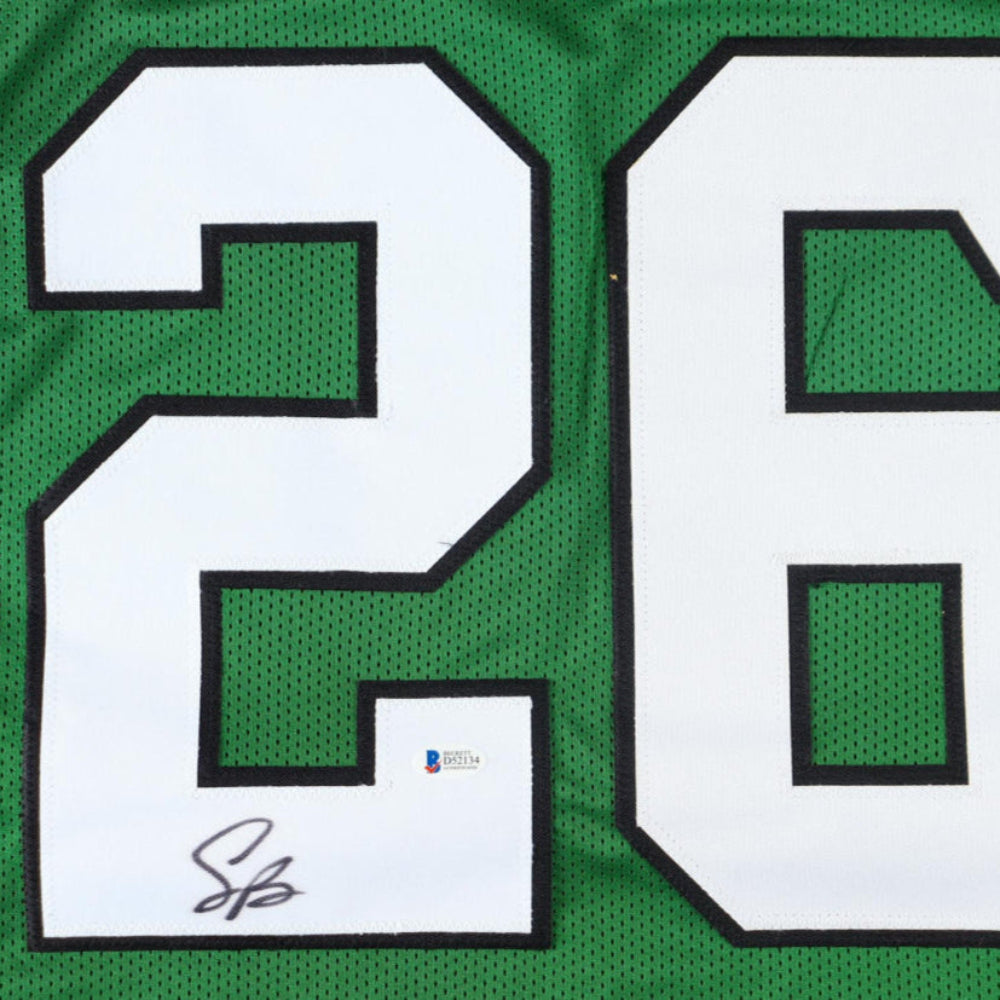 Saquon Barkley Signed Eagles Jersey (Beckett)(2)