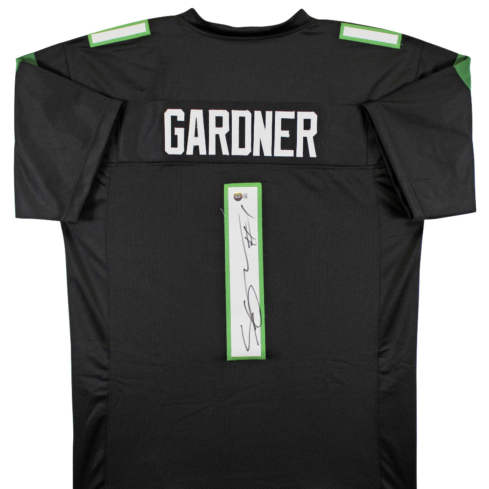 Ahmad "Sauce" Gardner Signed New York Jets Black Jersey (Beckett)