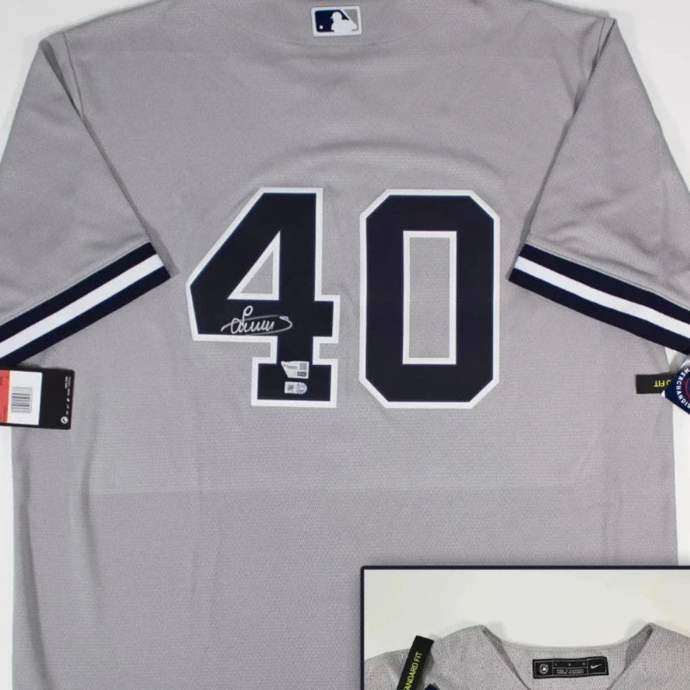 Luis Severino Signed New York Yankees Nike Engineered Replica Jersey (Fanatics Certified)