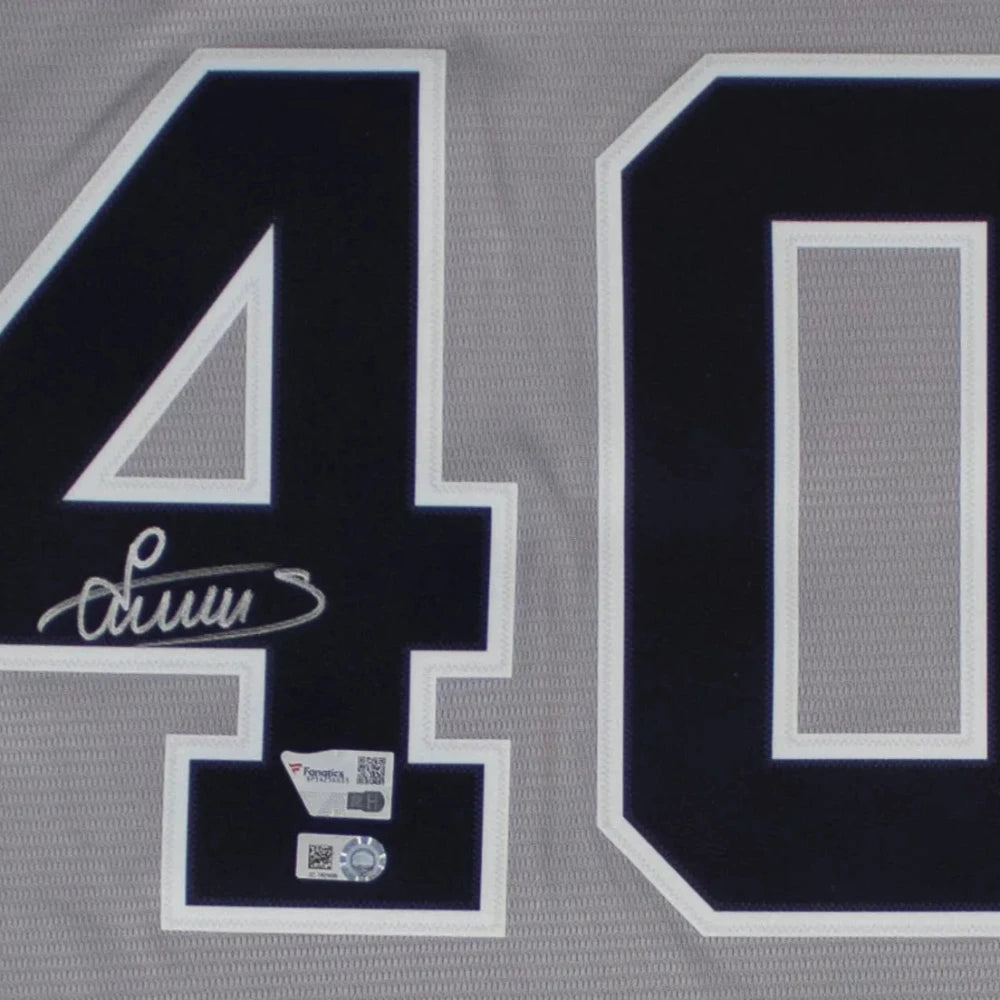 Luis Severino Signed New York Yankees Nike Engineered Replica Jersey (Fanatics Certified)