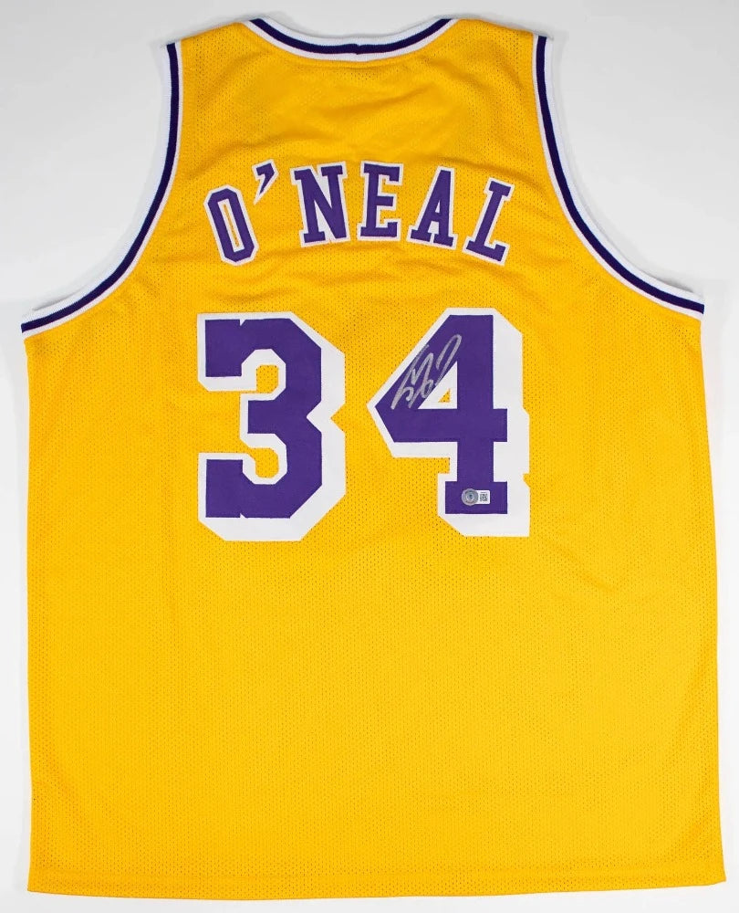 Shaquille O’Neal Signed Los Angeles Lakers Jersey (Beckett Witness Certified)