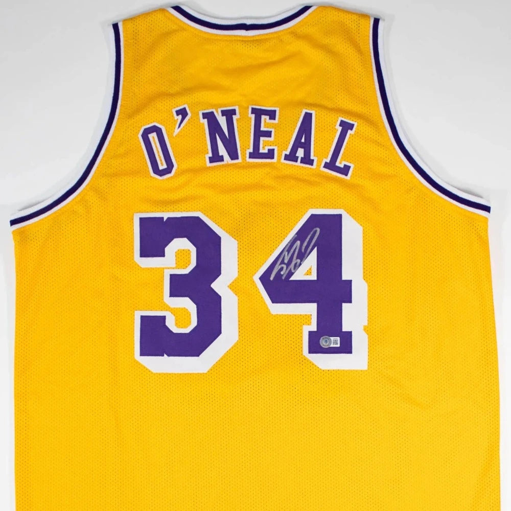 Shaquille O’Neal Signed Los Angeles Lakers Jersey (Beckett Witness Certified)