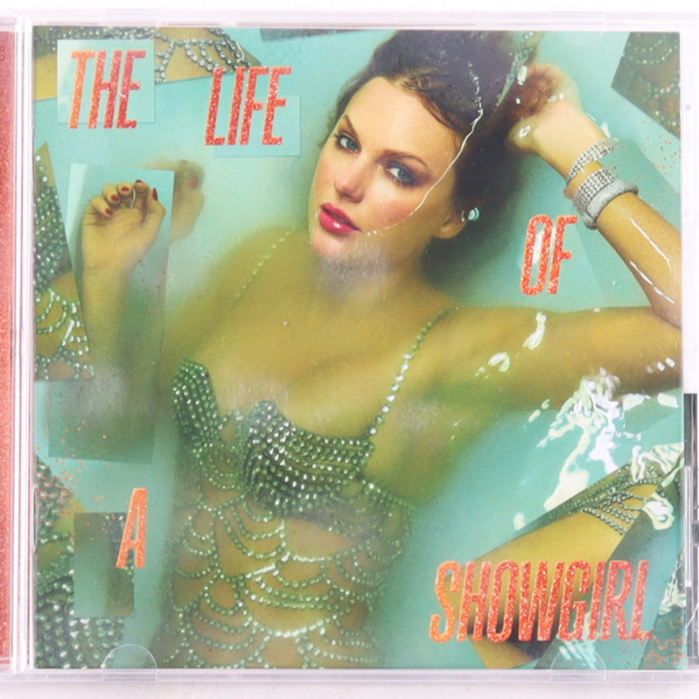 Taylor Swift Signed "The Life of a Showgirl" CD Insert with Case &amp; Disc (11) (JSA)