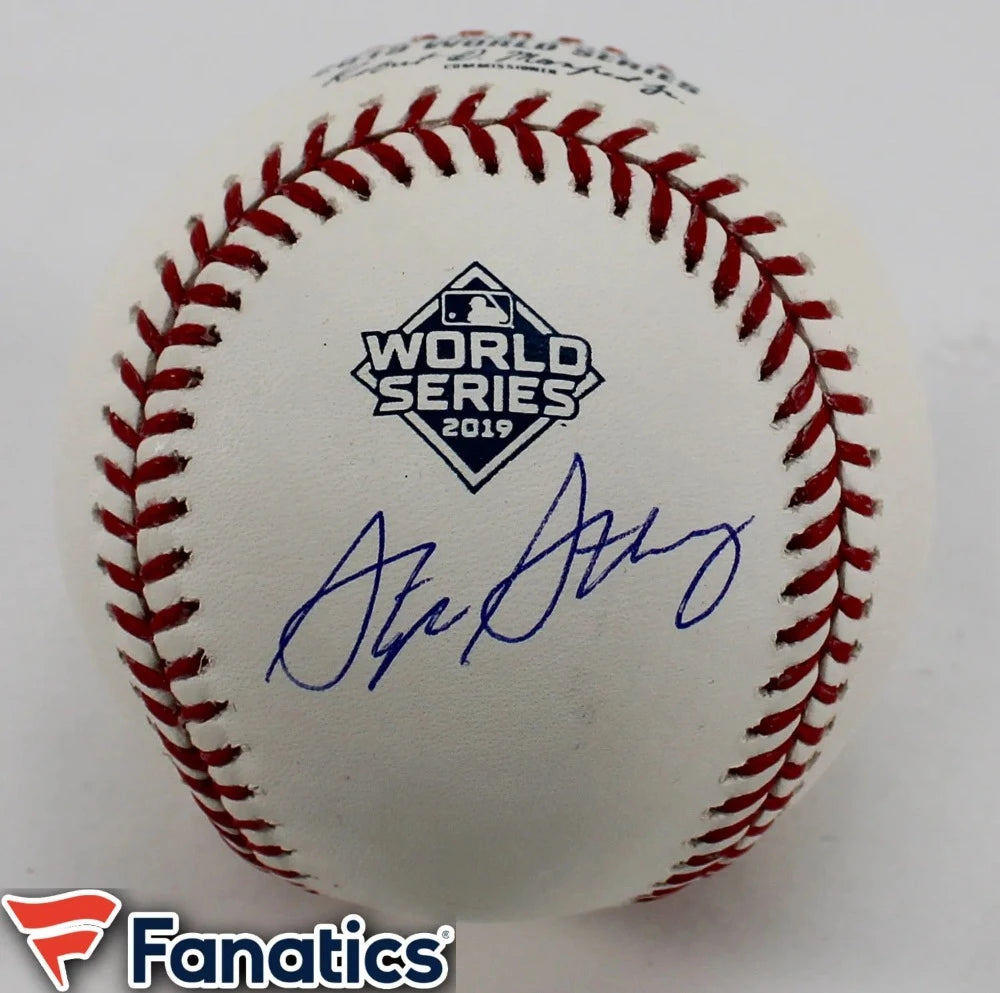 Stephen Strasburg Signed Official 2019 World Series Baseball (Fanatics)