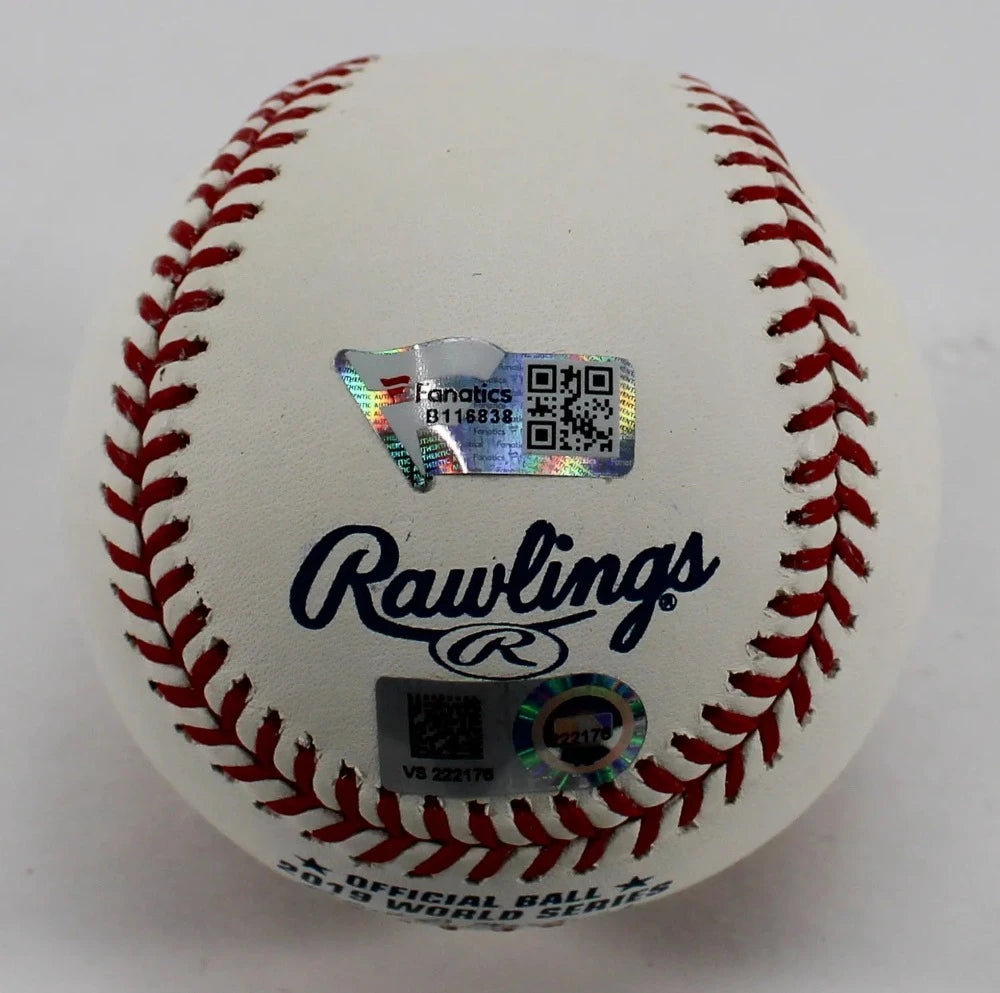 Stephen Strasburg Signed Official 2019 World Series Baseball (Fanatics)