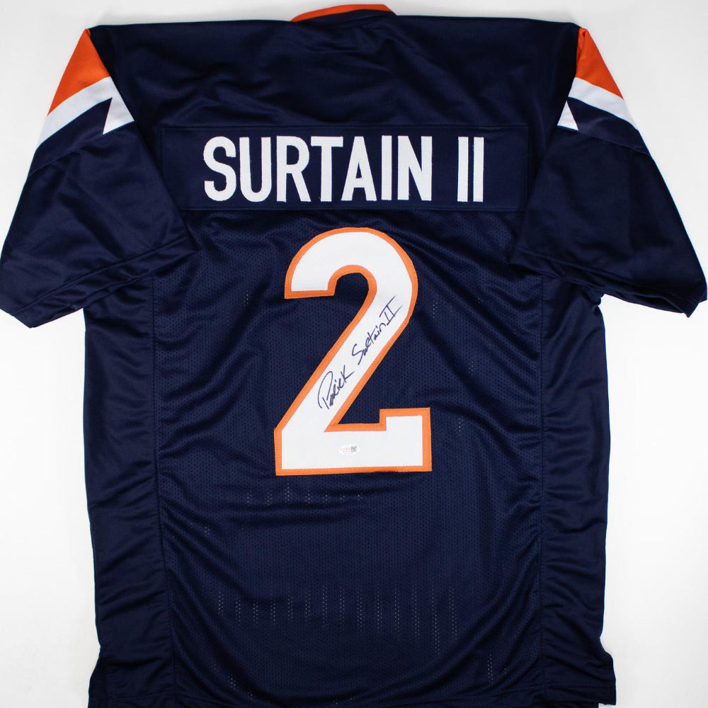 Patrick Surtain II Signed Dark Blue Broncos Jersey (JSA)