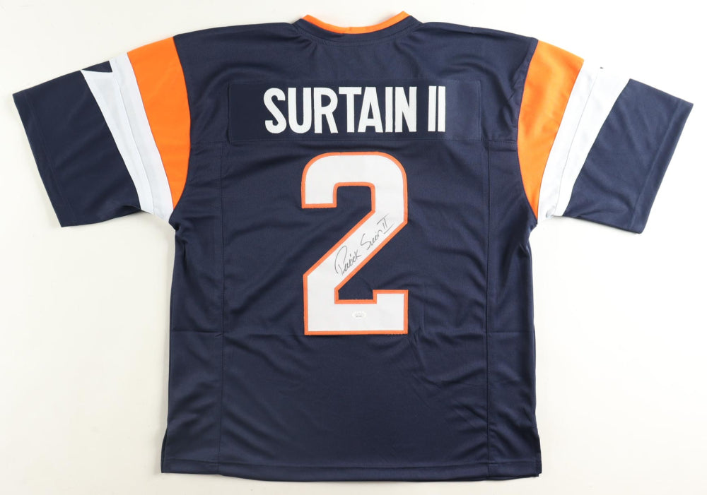 Patrick Surtain II Signed Blue Broncos Jersey (JSA)