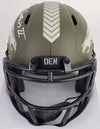 Patrick Surtain II Signed Denver Broncos Salute To Service Mini Helmet (JSA COA)