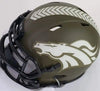 Patrick Surtain II Signed Denver Broncos Salute To Service Mini Helmet (JSA COA)