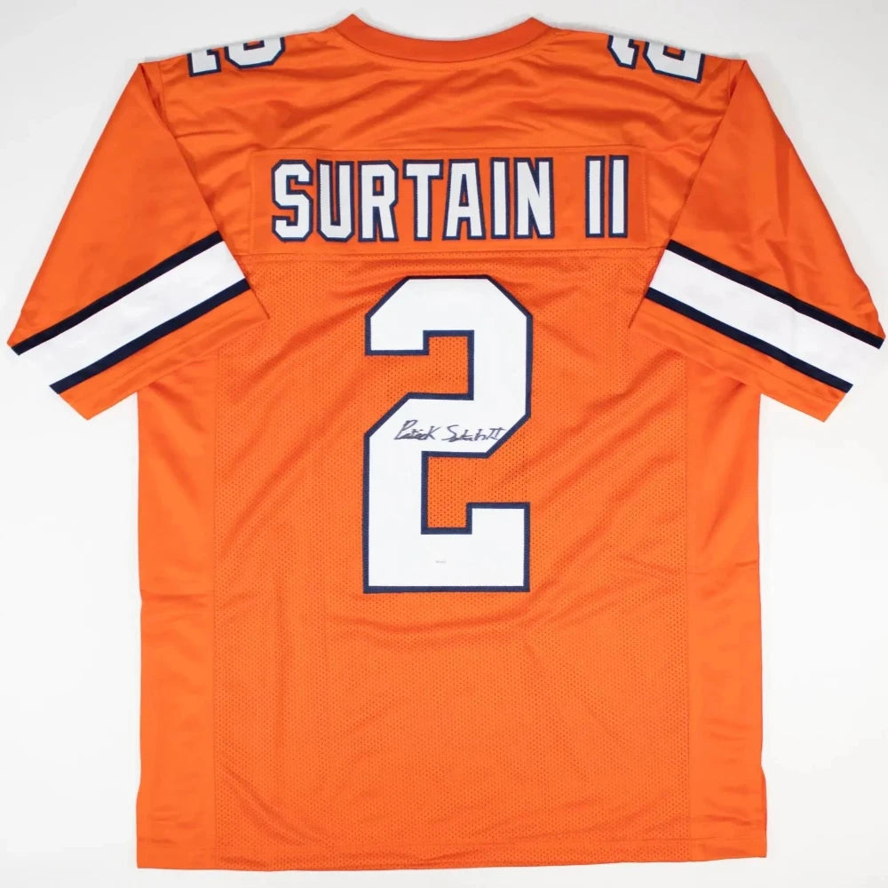 Patrick Surtain II Signed Denver Broncos Orange Rookie Jersey (JSA Signature Debut)