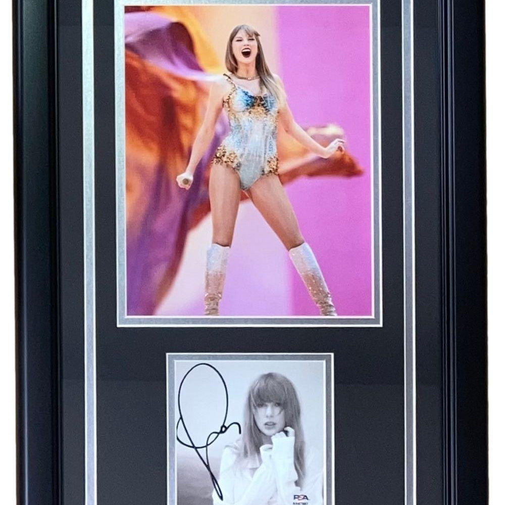 Taylor Swift Signed "The Tortured Poets Department" Framed CD Insert Display (PSA)