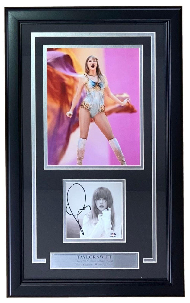 Taylor Swift Signed "The Tortured Poets Department" Framed CD Insert Display (PSA)