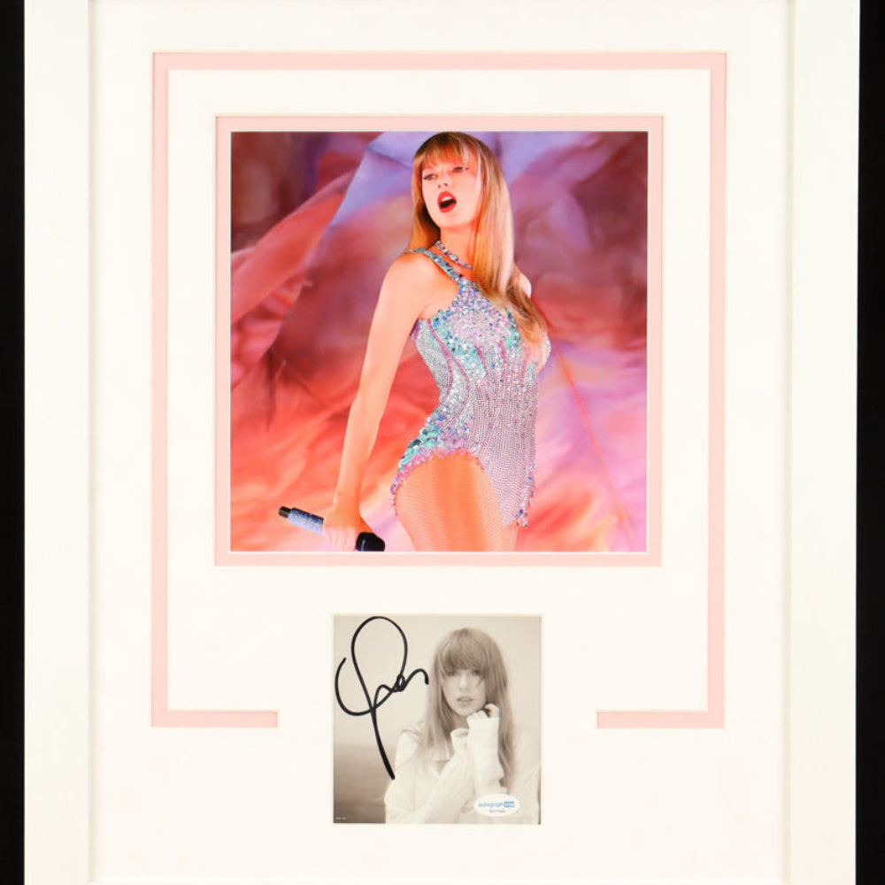 Taylor Swift Signed 18x22 Framed "The Tortured Poets Department" Display With Photo (ACOA)