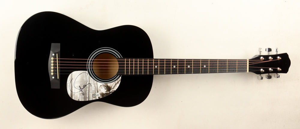 Taylor Swift Signed 38&quot; Black &quot;Folklore&quot; Acoustic Guitar (Beckett)