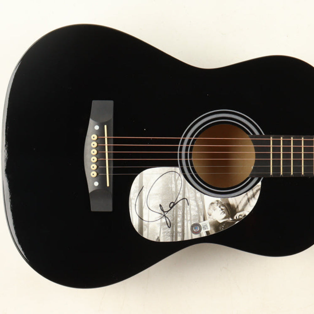 Taylor Swift Signed 38&quot; Black &quot;Folklore&quot; Acoustic Guitar (Beckett)