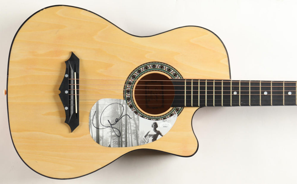 Taylor Swift Signed 38&amp;quot; Blonde Acoustic Guitar (JSA)