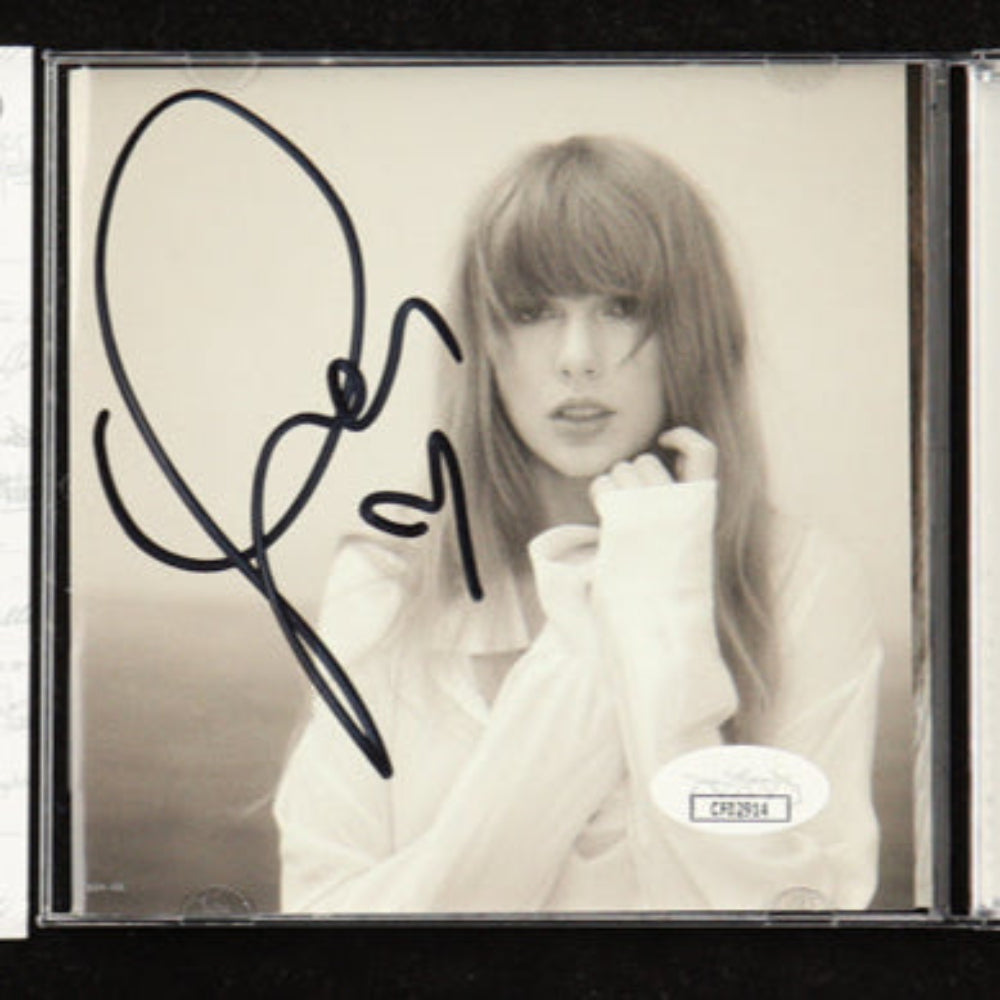 Taylor Swift Signed with "Heart" "The Tortured Poets Department" CD Insert With Case & Disc(3)