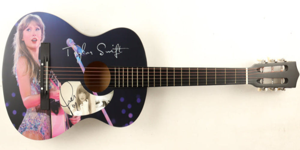 Taylor Swift Signed with a &quot;Heart&quot; 38&quot; &quot;Eras Tour&quot; Acoustic Guitar (JSA)