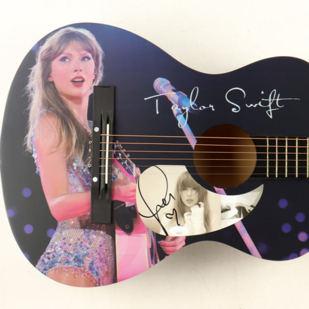 Taylor Swift Signed with a &quot;Heart&quot; 38&quot; &quot;Eras Tour&quot; Acoustic Guitar (JSA)