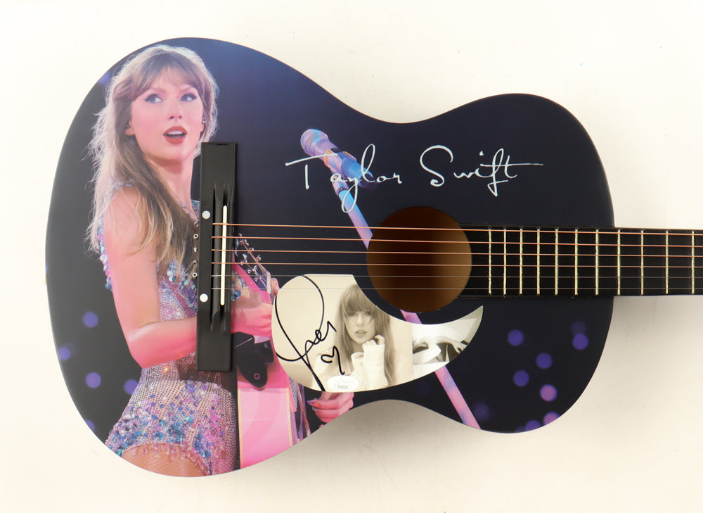 Taylor Swift Signed with a &quot;Heart&quot; 38&quot; &quot;Eras Tour&quot; Acoustic Guitar (JSA)