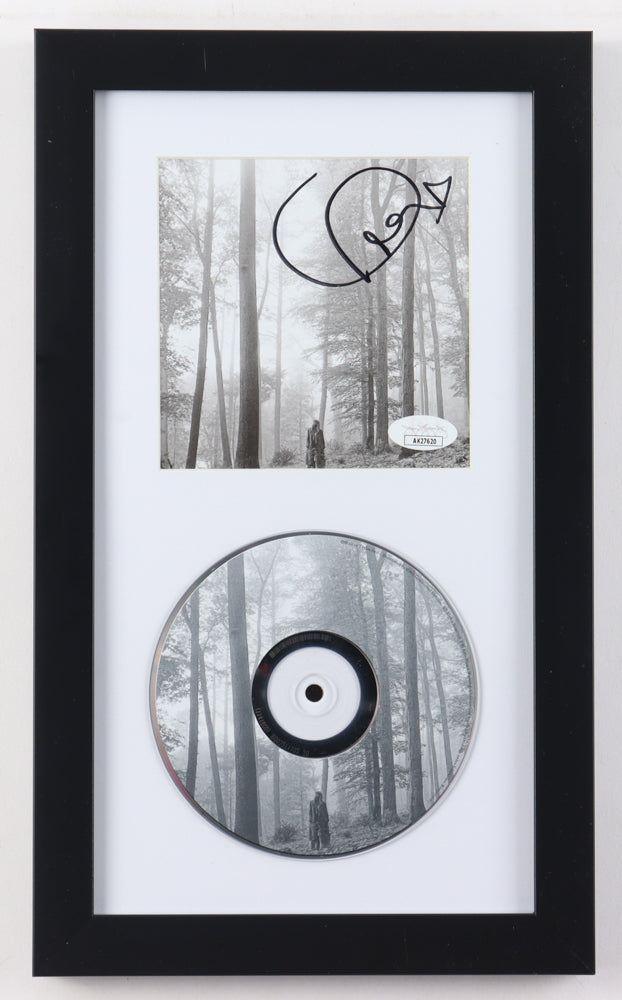 Taylor Swift Signed Framed "Folklore" CD Album Cover Display With Disc (JSA)