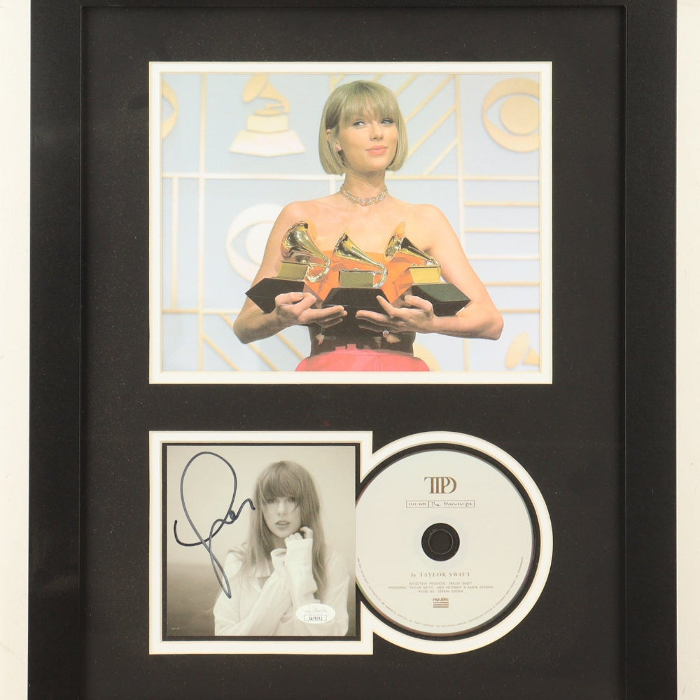 Taylor Swift Signed "The Tortured Poets Department" Framed CD Insert Display (JSA)