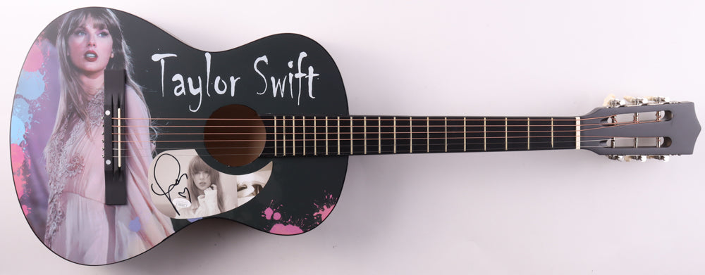 Taylor Swift Signed with a "Heart" 38" "TTPD" Acoustic Guitar (JSA)