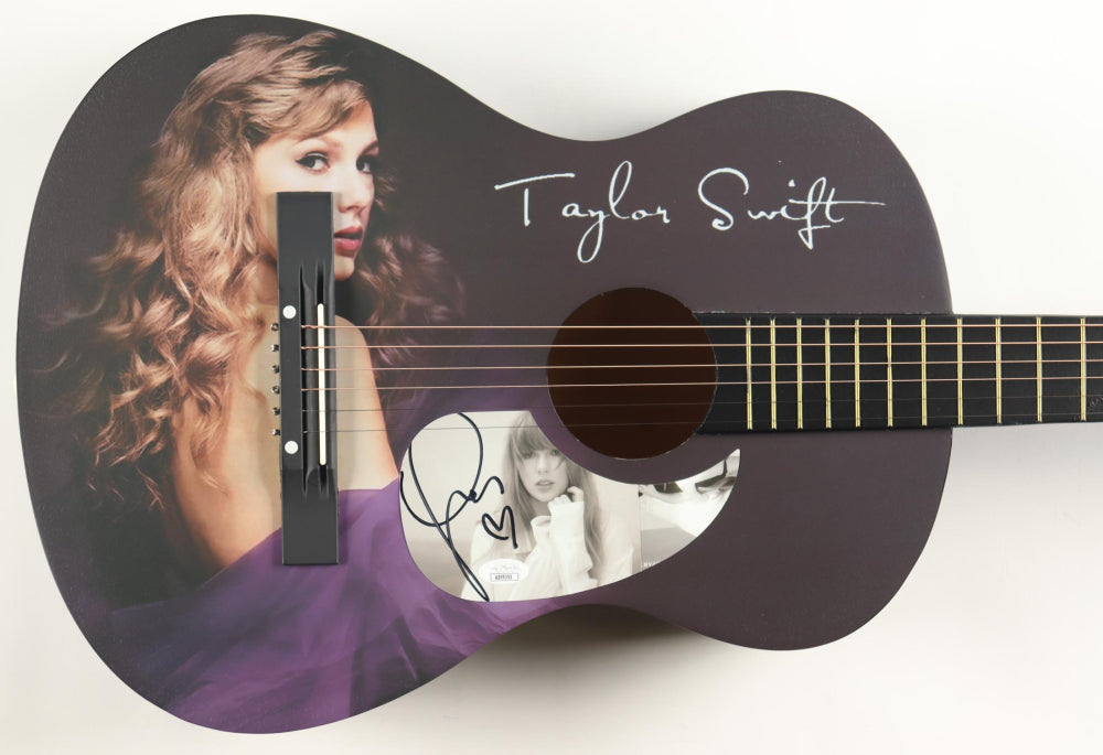 Taylor Swift Signed with a &quot;Heart&quot; 38&quot; Acoustic Guitar (JSA)