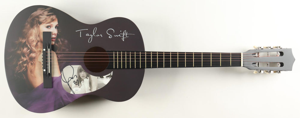 Taylor Swift Signed with a &quot;Heart&quot; 38&quot; Acoustic Guitar (JSA)