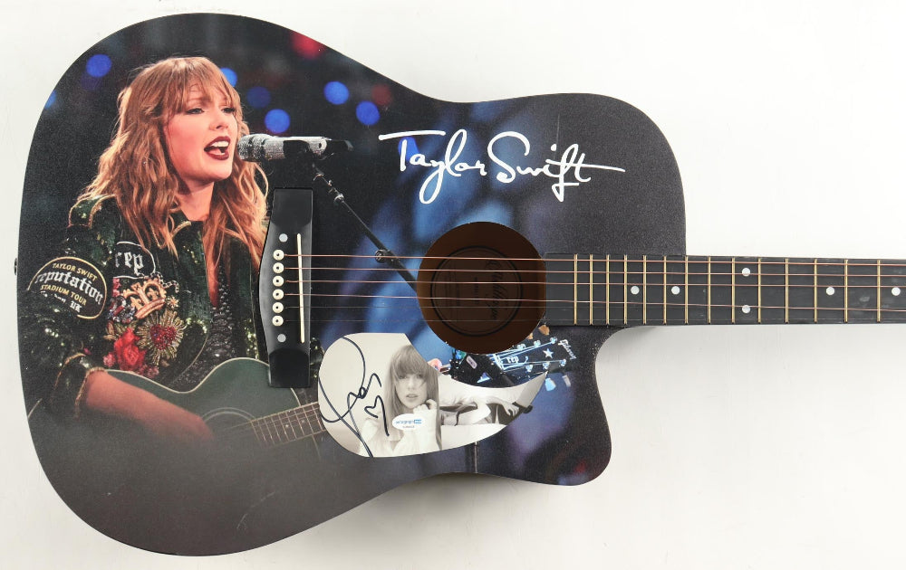 Taylor Swift Signed with a "Heart" Ashthorpe "Reputation Tour" 38" Acoustic Guitar (ACOA)