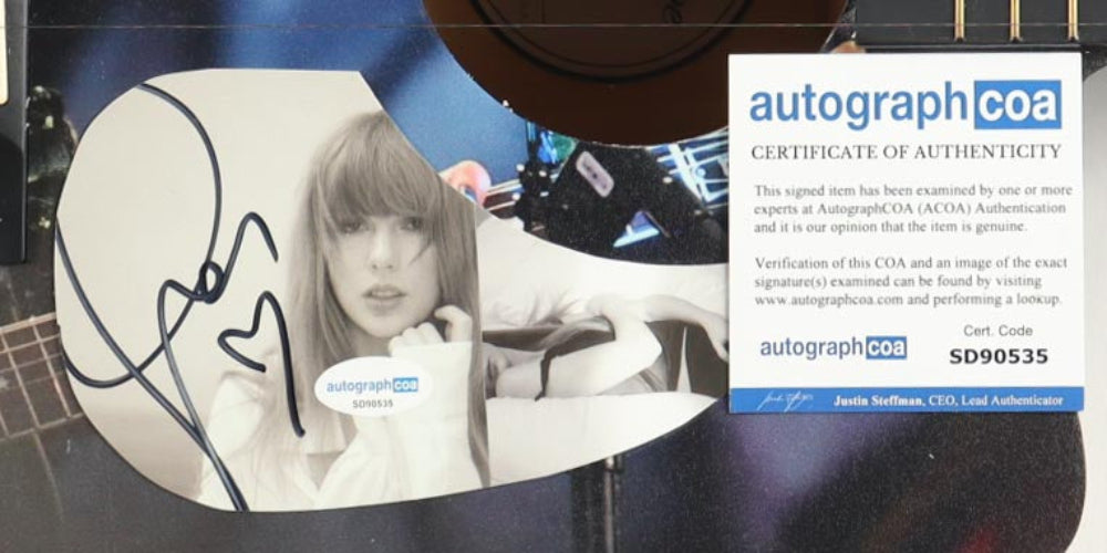 Taylor Swift Signed with a "Heart" Ashthorpe "Reputation Tour" 38" Acoustic Guitar (ACOA)
