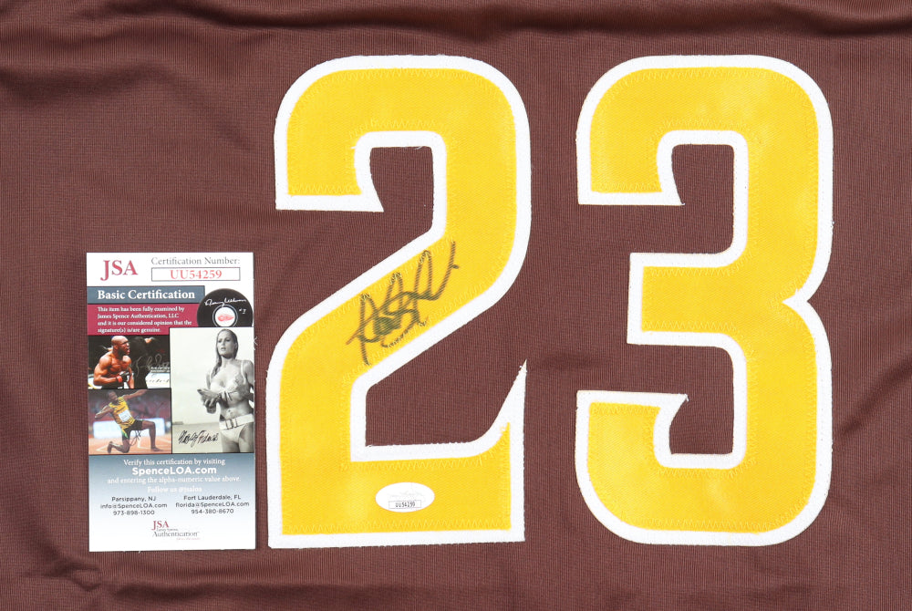 Fernando Tatis Jr. Signed Brown Jersey (3) (JSA)