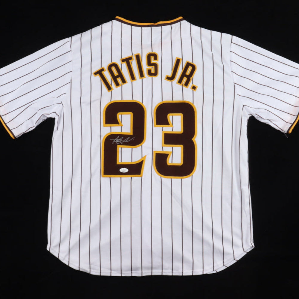 Fernando Tatis Jr. Signed White Jersey (JSA)