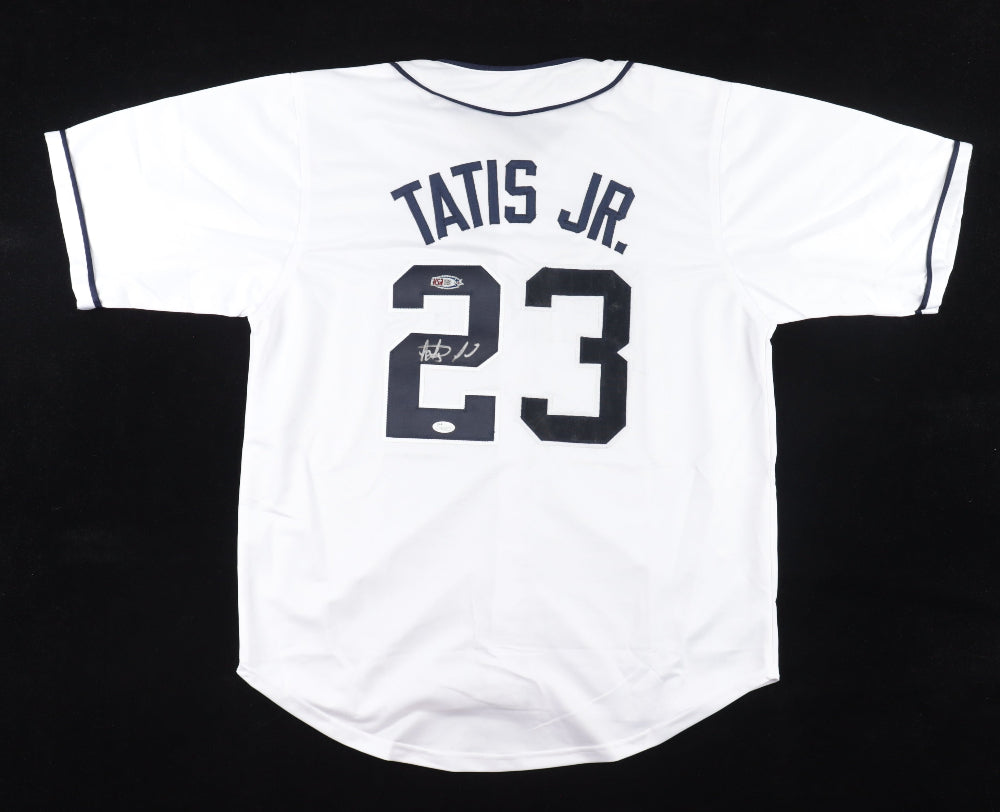 Fernando Tatis Jr. Signed Blue/White Jersey (JSA)