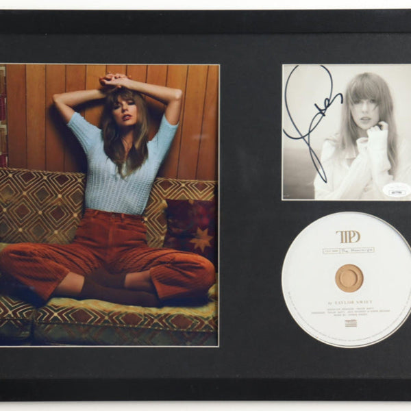直筆サイン入り Taylor Swift TTPD 新品 CDアルバム 輸入盤 The Tortured Poets Department TTPD Taylor Swift SIGNED CD Album