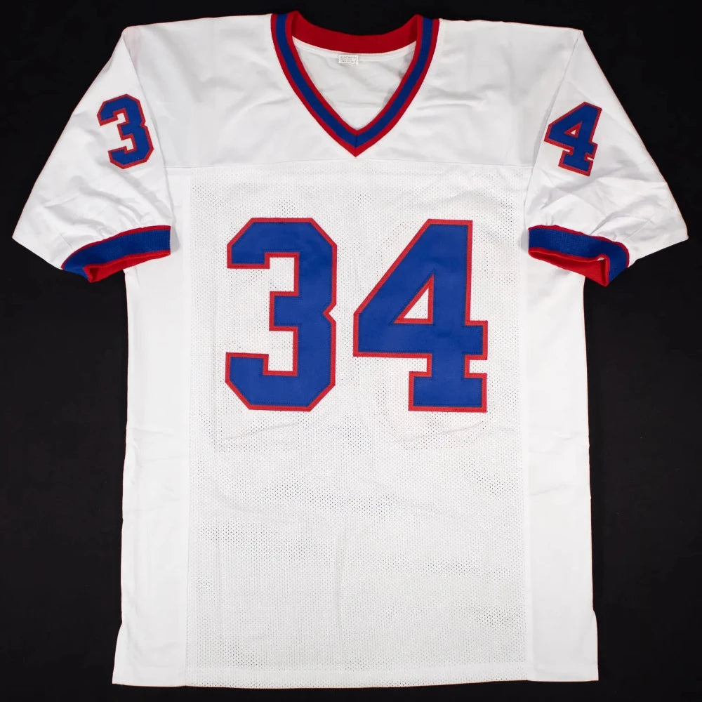Thurman Thomas Signed Buffalo Bills Jersey (Beckett Witness Certified)
