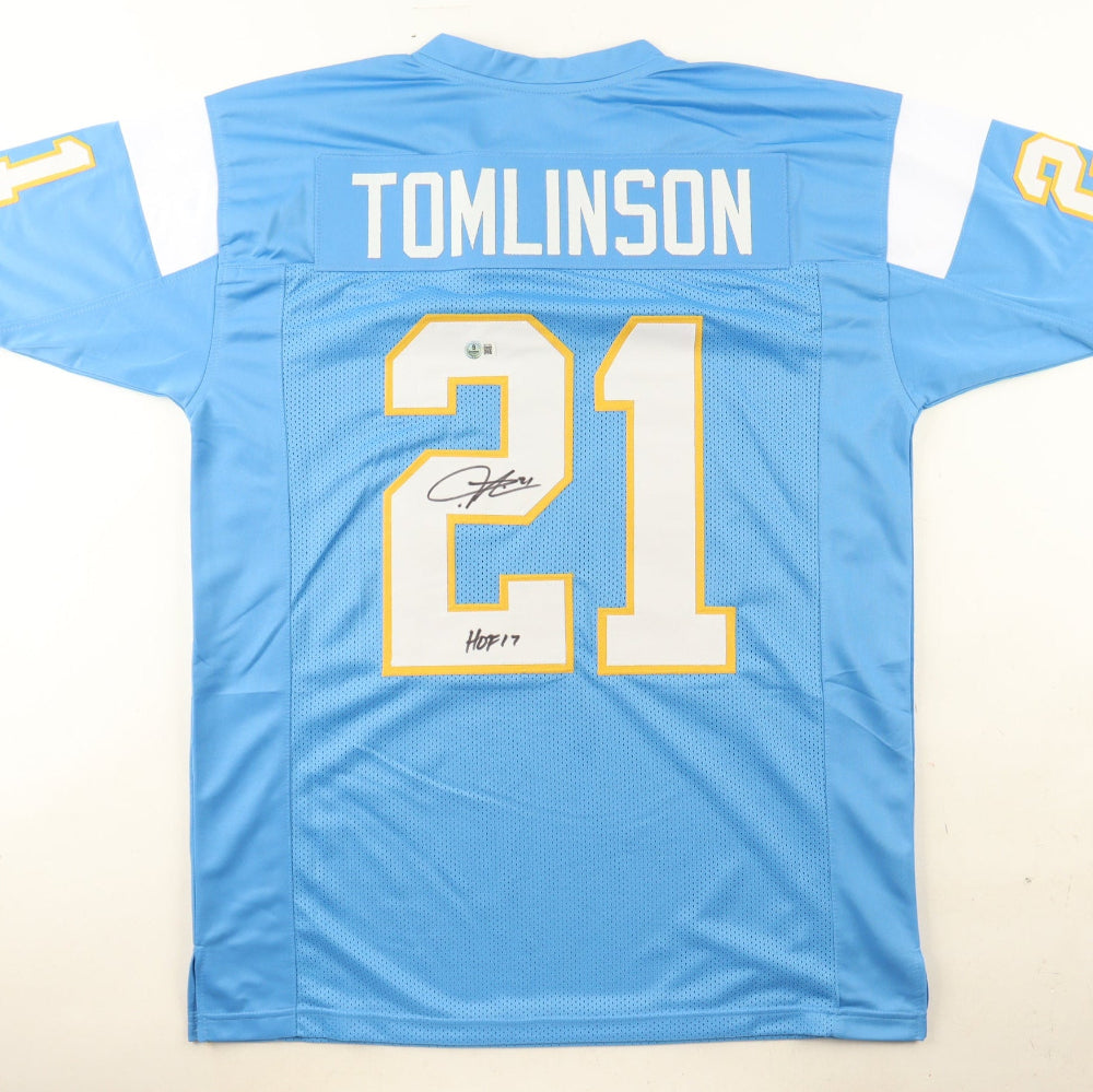 LaDainian Tomlinson Signed Jersey Inscribed "HOF 17" (Beckett)