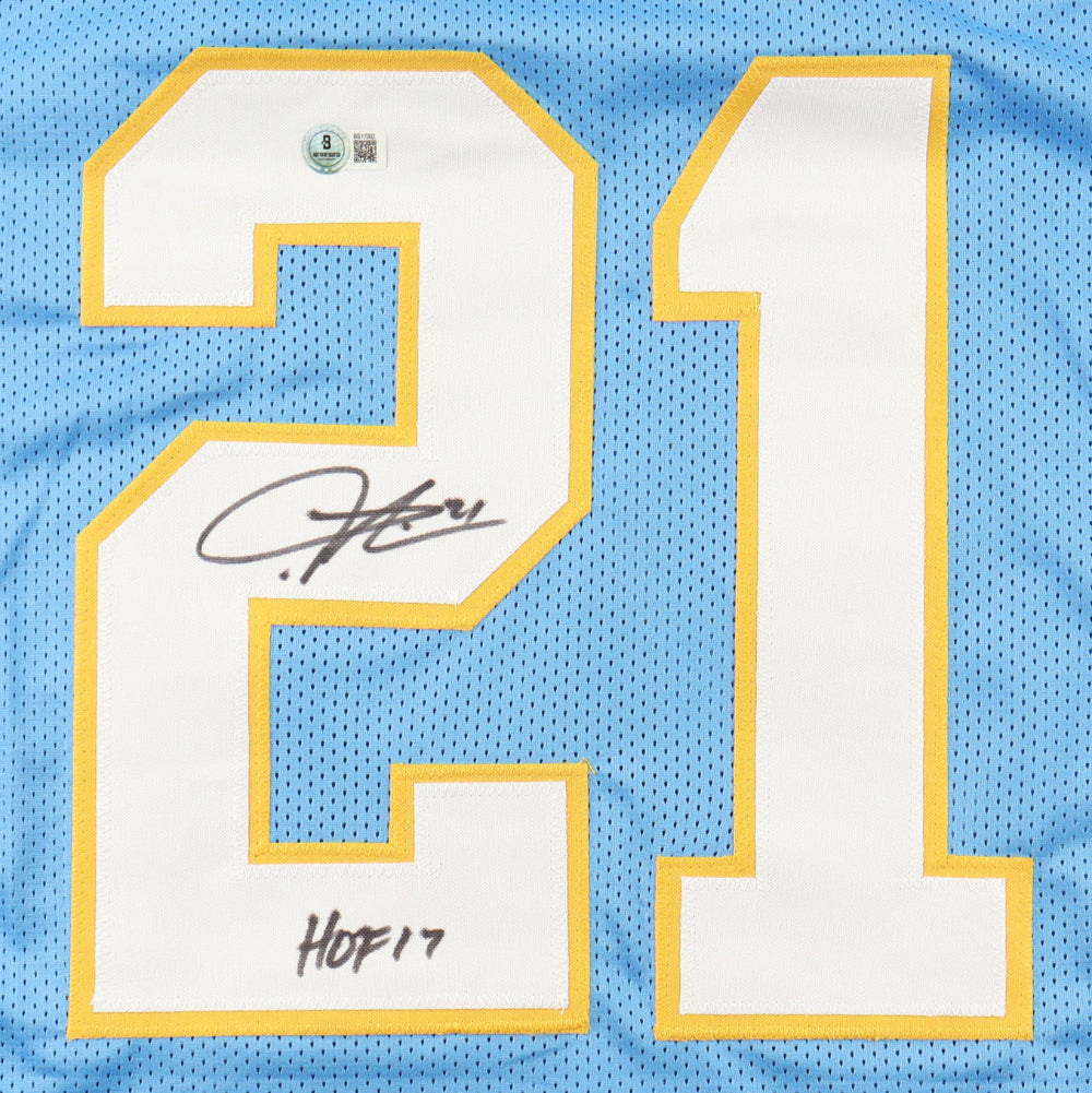 LaDainian Tomlinson Signed Jersey Inscribed "HOF 17" (Beckett)