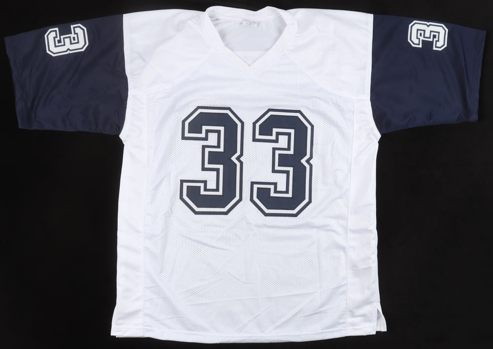 Tony Dorsett Signed White Jersey (JSA)