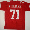 Trent Williams Signed San Francisco 49ers Red Jersey (JSA Witness COA &amp; Players Ink Certified)