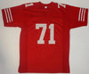 Trent Williams Signed San Francisco 49ers Red Jersey (JSA Witness COA &amp; Players Ink Certified)