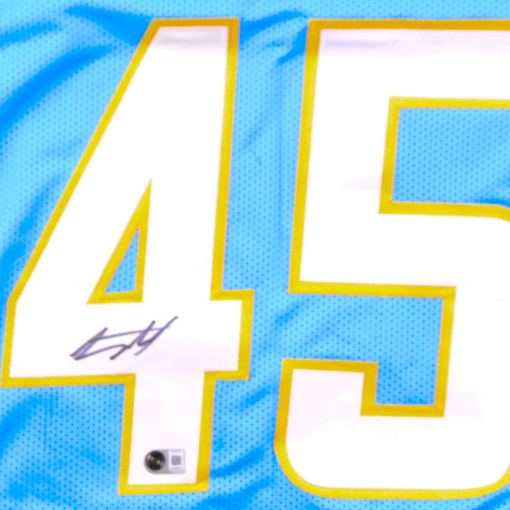 Tuli Tuipulotu Signed Los Angeles Chargers Jersey (Beckett)