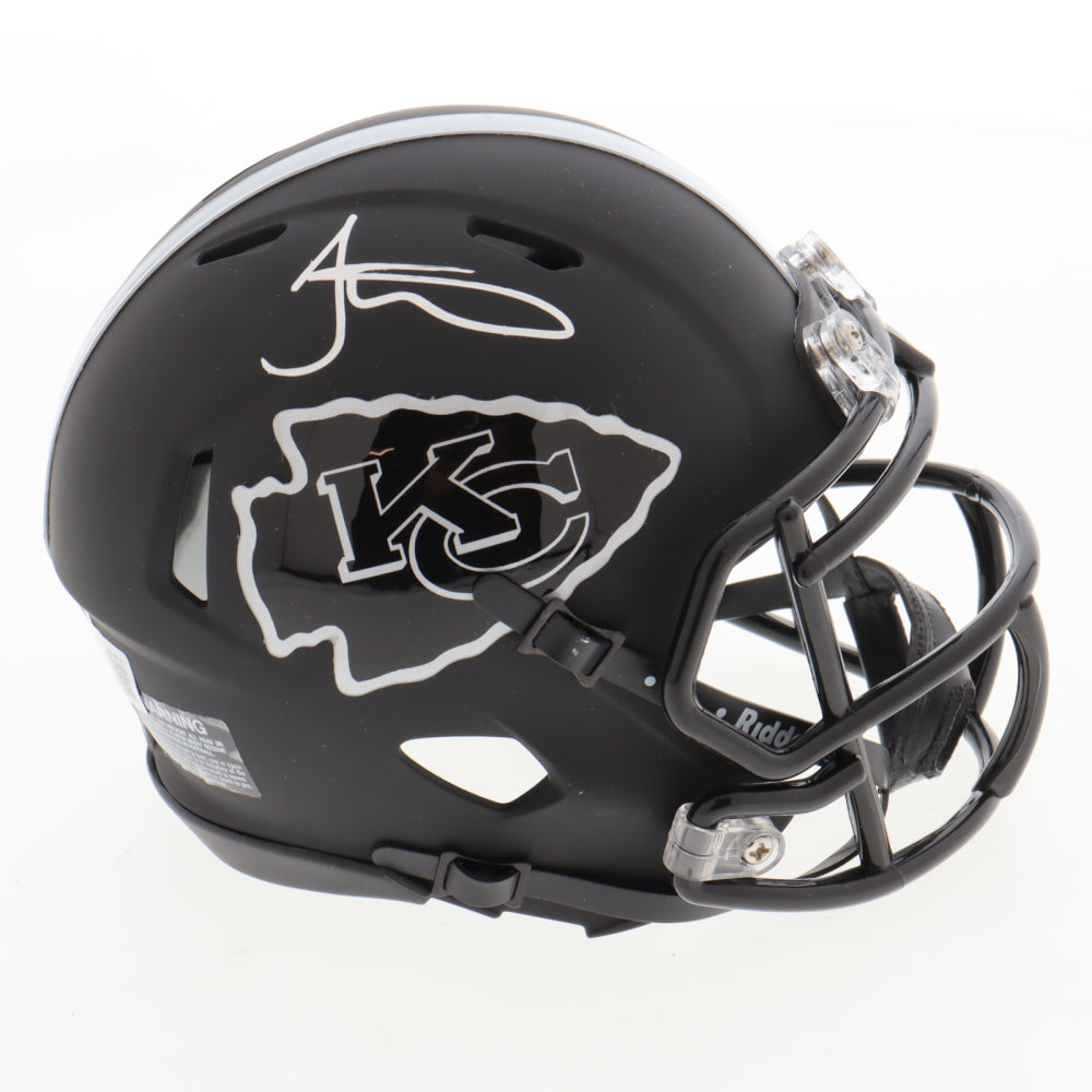 Tyreek Hill Signed Chiefs Matte Black Speed Mini Helmet (Beckett)