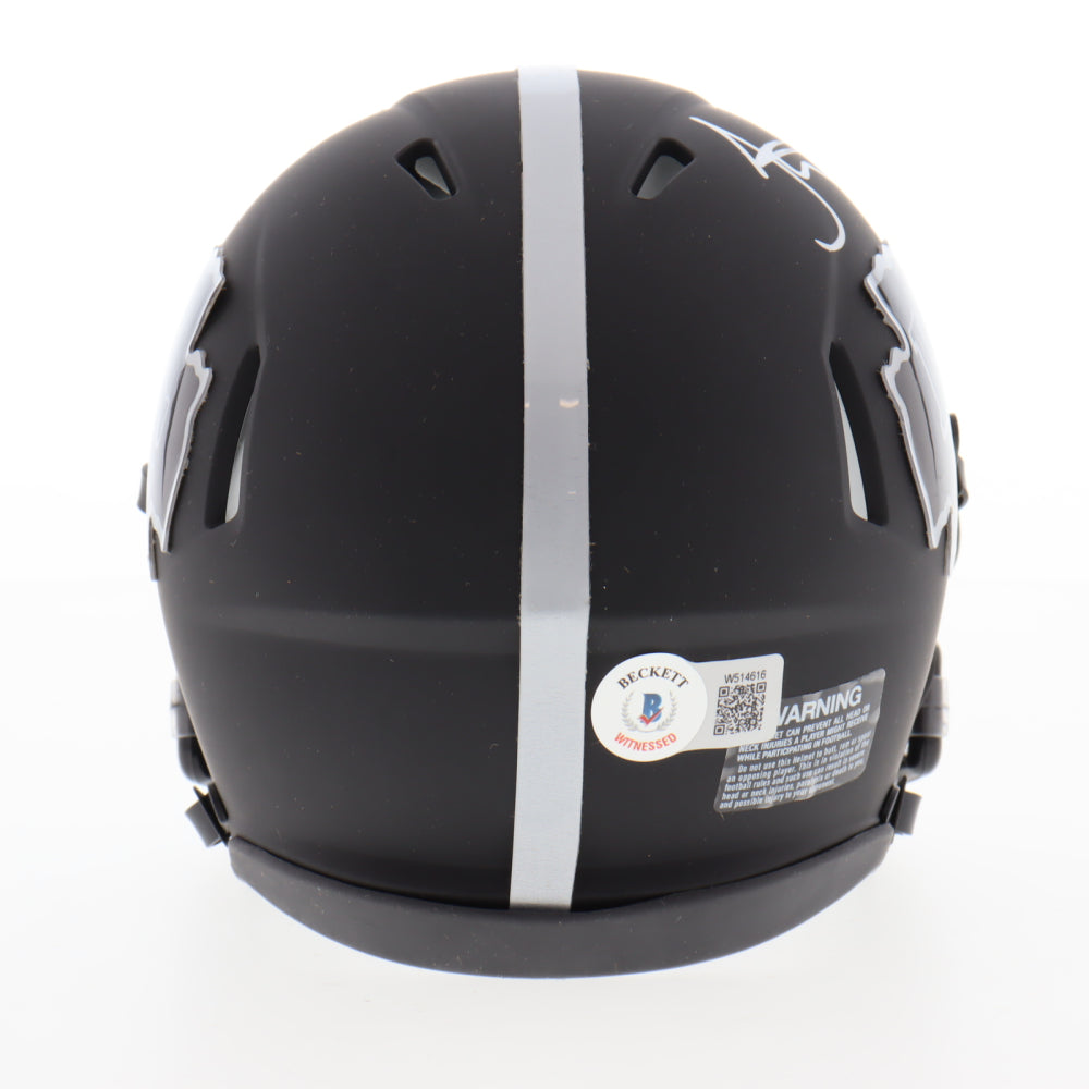 Tyreek Hill Signed Chiefs Matte Black Speed Mini Helmet (Beckett)